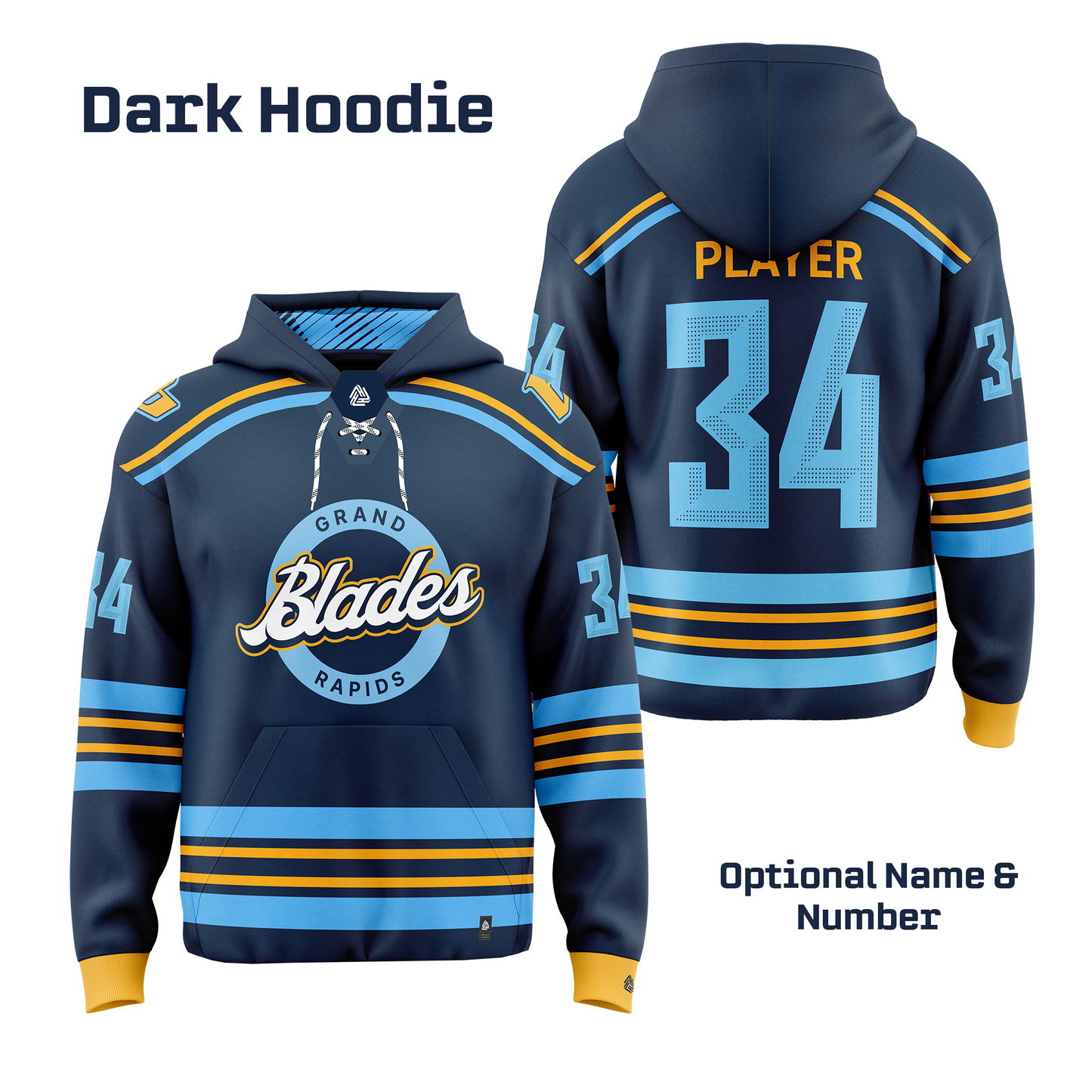 Rinkside Hoodies - Grand Rapids Blades