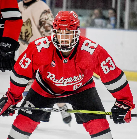 Rutgers University ice hockey jersey made by Hyperco Sports