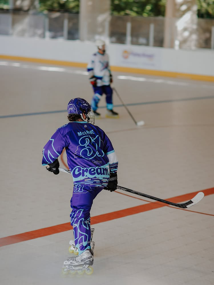 Custom inline roller hockey uniform by Hyperco Sports