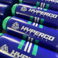 Hyperco Sports squeeze valve water bottles in blue and green