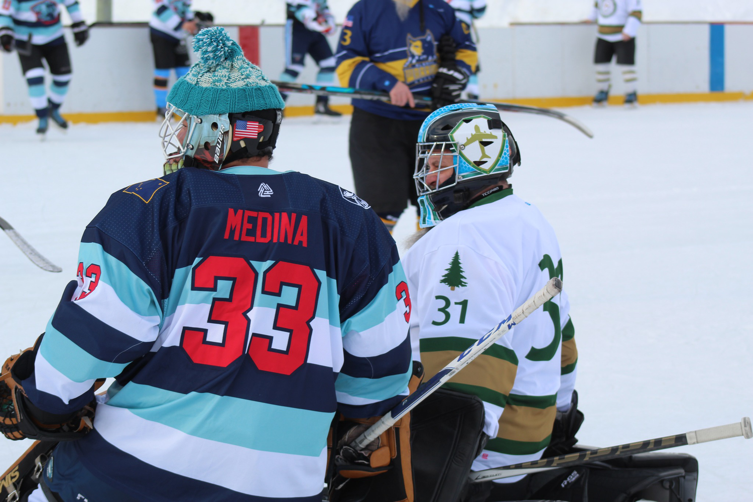 Custom hockey goalie jerseys by Hyperco Sports