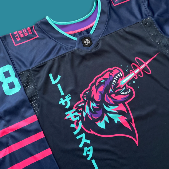 Custom inline roller hockey jersey by Hyperco Sports